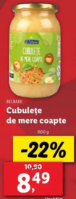 Lidl BELBAKE Cubuleţe de mere coapte Ofertă