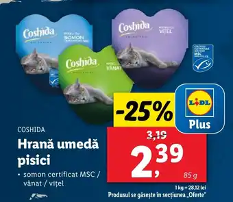 Lidl COSHIDA Hrană umedă pisici Ofertă