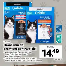 Lidl COSHIDA Hrană umedă premium pentru pisici Ofertă