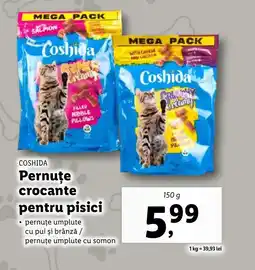 Lidl COSHIDA Pernuțe crocante pentru pisici Ofertă