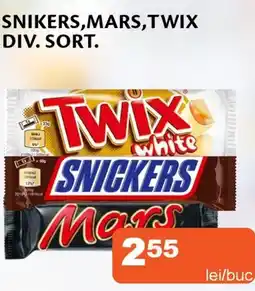 Unicarm SNIKERS,MARS, TWIX div. sort. Ofertă