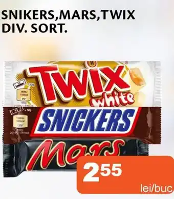 Unicarm SNIKERS,MARS, TWIX div. sort. Ofertă