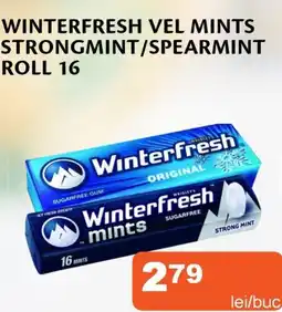 Unicarm Winterfresh vel mints strongmint/spearmint roll 16 Ofertă