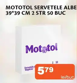 Unicarm Mototol servetele albe Ofertă