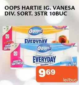 Unicarm Oops hartie ig. vanesa div. sort. Ofertă