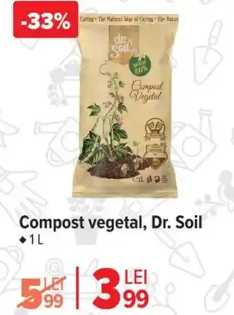 Carrefour Compost vegetal, Dr. Soil Ofertă