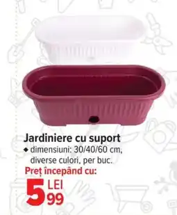 Carrefour Jardiniere cu suport Ofertă