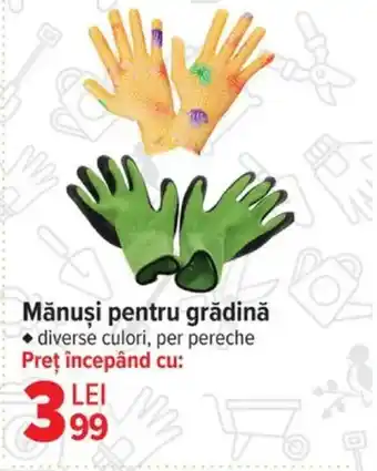 Carrefour Mănuşi pentru grădină Ofertă