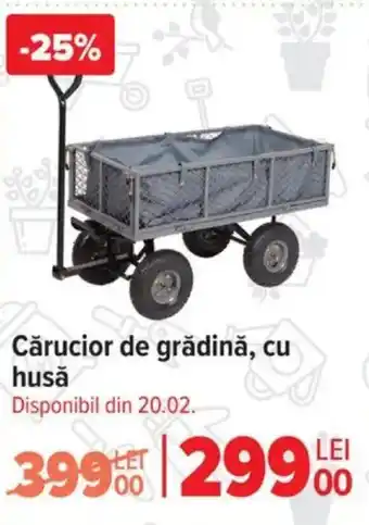 Carrefour Cărucior de grădină, cu husǎ Ofertă