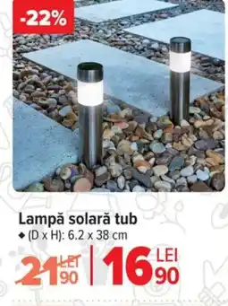 Carrefour Lampă solară tub Ofertă