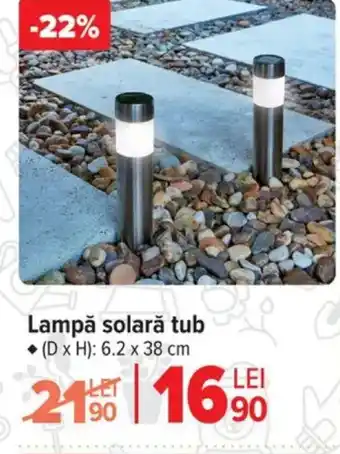 Carrefour Lampă solară tub Ofertă