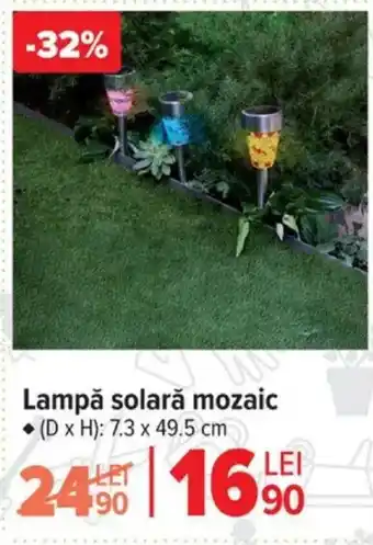 Carrefour Lampă solară mozaic Ofertă