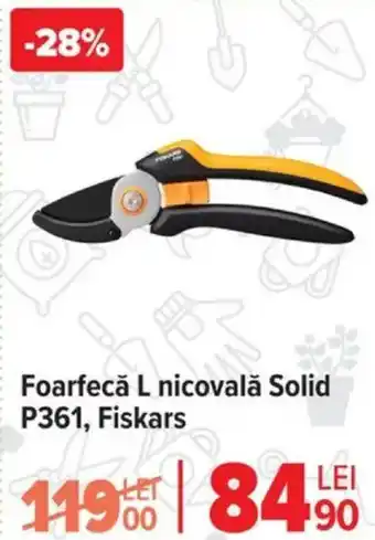 Carrefour Foarfecă L nicovală Solid P361, Fiskars Ofertă