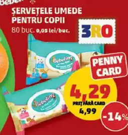 Penny Șervețele umede pentru copii Ofertă