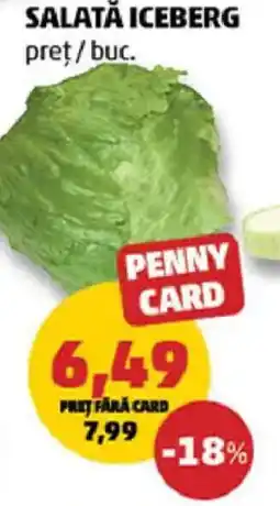 Penny Salată iceberg Ofertă