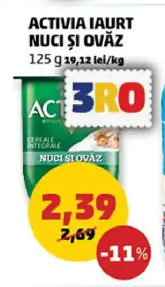 Penny ACTIVIA Iaurt nuci şi ovăz Ofertă