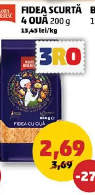 Penny Fidea scurtă 4 ouă Ofertă