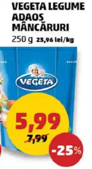 Penny Vegeta legume adaos mâncăruri Ofertă