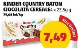 Penny Kinder country baton ciocolată cereale Ofertă