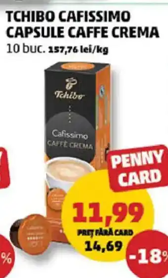 Penny Tchibo cafissimo capsule caffe crema Ofertă