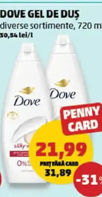 Penny DOVE Gel de duş Ofertă