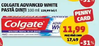 Penny COLGATE Advanced white pastă dinți Ofertă