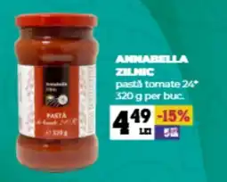 Annabella ANNABELLA ZILNIC pastă tomate 24 Ofertă