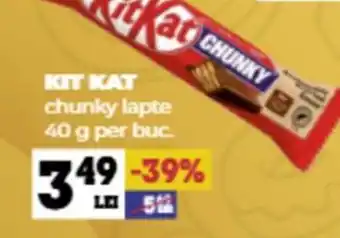 Annabella KIT KAT chunky lapte Ofertă