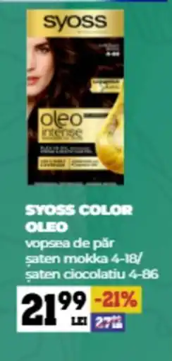 Annabella SYOSS Color oleo vopsea de păr saten mokka 4-18/ saten ciocolatiu 4-86 Ofertă