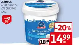 Auchan OLYMPUS Iaurt grecesc 10% grăsime Ofertă