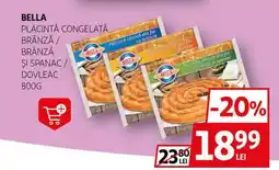 Auchan BELLA Placintă congelată brânză / brânză și spanac / dovleac Ofertă