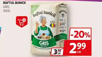 Auchan RAFTUL BUNICII Griş Ofertă