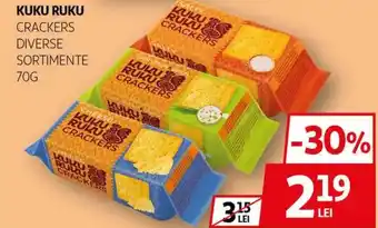 Auchan KUKU RUKU Crackers Ofertă