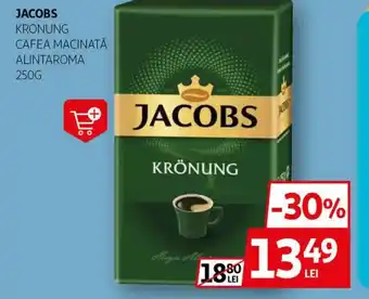 Auchan JACOBS Kronung cafea macinată alintaroma Ofertă