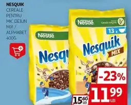 Auchan NESQUIK Cereale pentru mic dejun mix / alphabet Ofertă