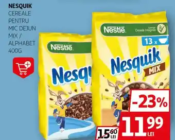 Auchan NESQUIK Cereale pentru mic dejun mix / alphabet Ofertă