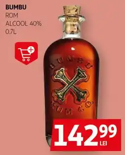 Auchan BUMBU Rom alcool 40% Ofertă