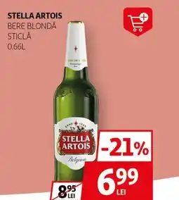 Auchan STELLA ARTOIS Bere blondă sticlă Ofertă