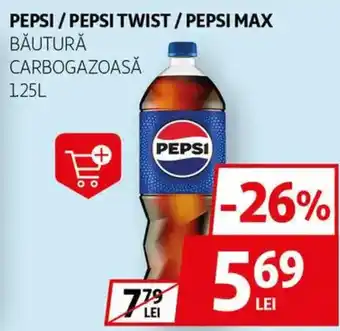 Auchan PEPSI / PEPSI TWIST / PEPSI MAX Băutură carbogazoasă Ofertă