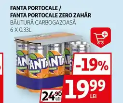 Auchan Fanta portocale / fanta portocale zero zahăr băutură carbogazoasă Ofertă