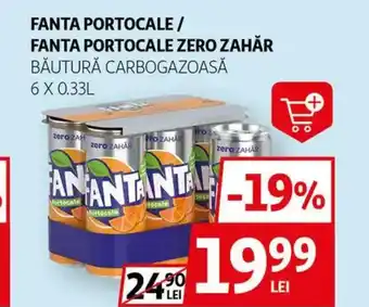 Auchan Fanta portocale / fanta portocale zero zahăr băutură carbogazoasă Ofertă