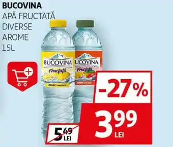 Auchan BUCOVINA Apă fructată Ofertă