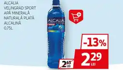 Auchan ALCALIA Velingrad sport apă minerală naturală plată alcalina Ofertă