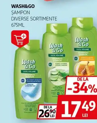 Auchan WASH&GO Şampon Ofertă