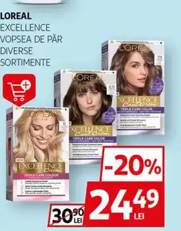 Auchan LOREAL Excellence vopsea de păr Ofertă