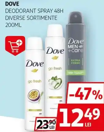 Auchan DOVE Deodorant spray 48H Ofertă