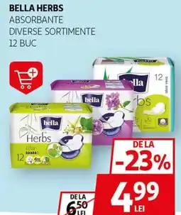 Auchan BELLA Herbs absorbante Ofertă