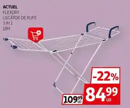 Auchan Actuel flexdry uscător de rufe 3 in 1 18m Ofertă