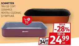 Auchan Schmitter tăvi de copt ceramice pentru cozonac și friptură Ofertă