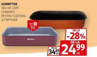 Auchan Schmitter tăvi de copt ceramice pentru cozonac și friptură Ofertă